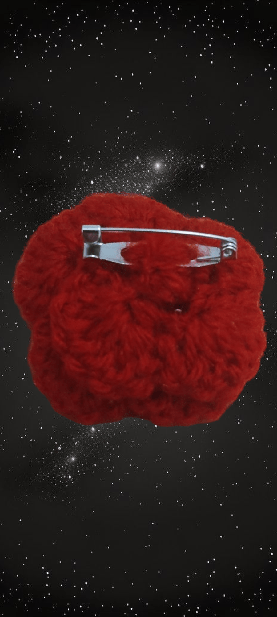 Broche de Rose - Bébé Crochet