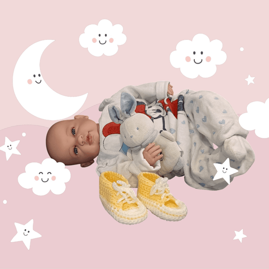 les baskets d'Anna couleur mélisse et beurre