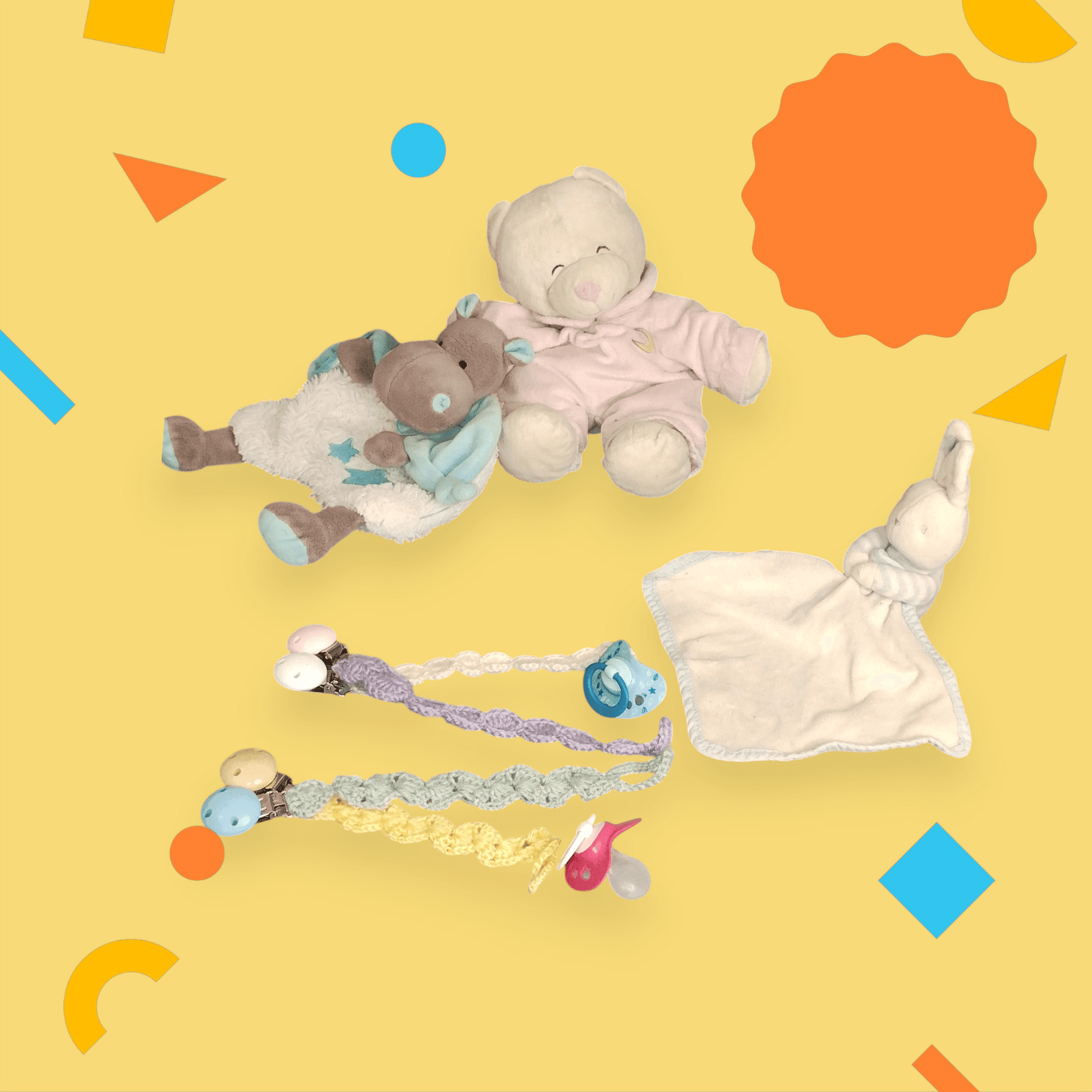 Attache tétine de Lou - Bébé Crochet
